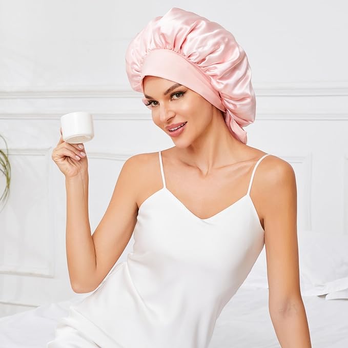 Bonnet de Nuit pour Cheveux en Satin